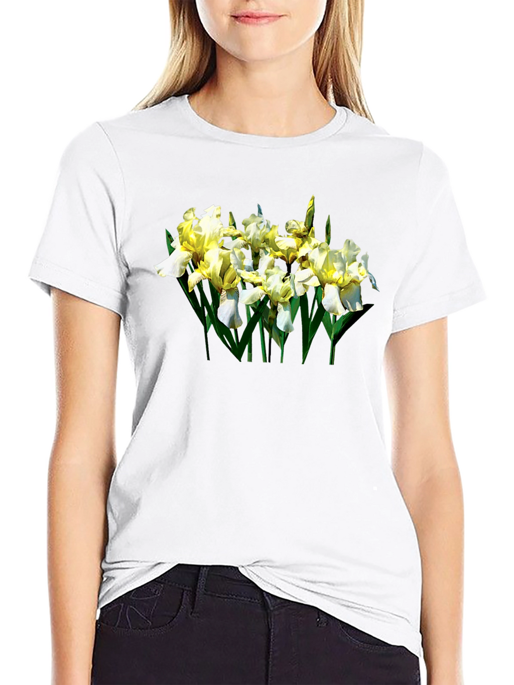 Floral Iris Graphic T-Shirt