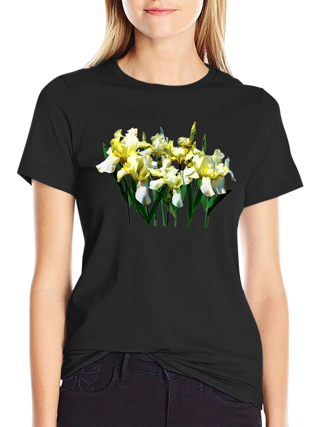 Floral Iris Graphic T-Shirt