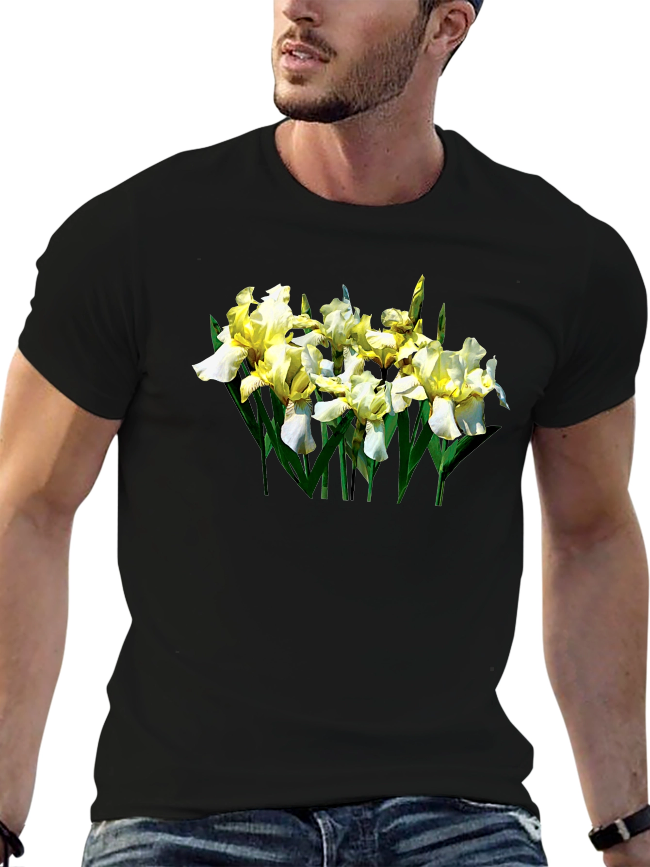 Floral Iris Graphic T-Shirt