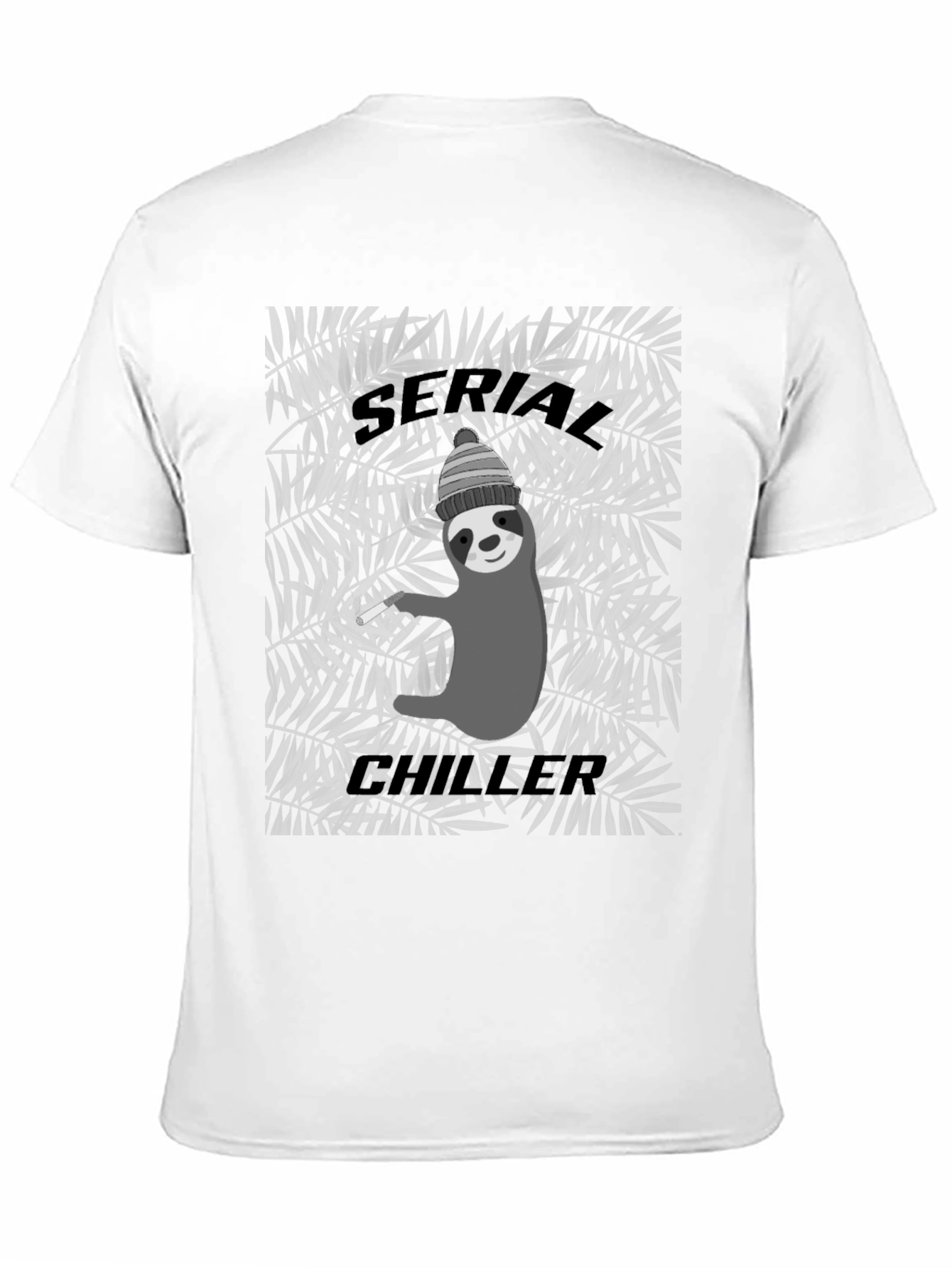 Serial Chiller Sloth Graphic Tee - Cool Relaxed Style