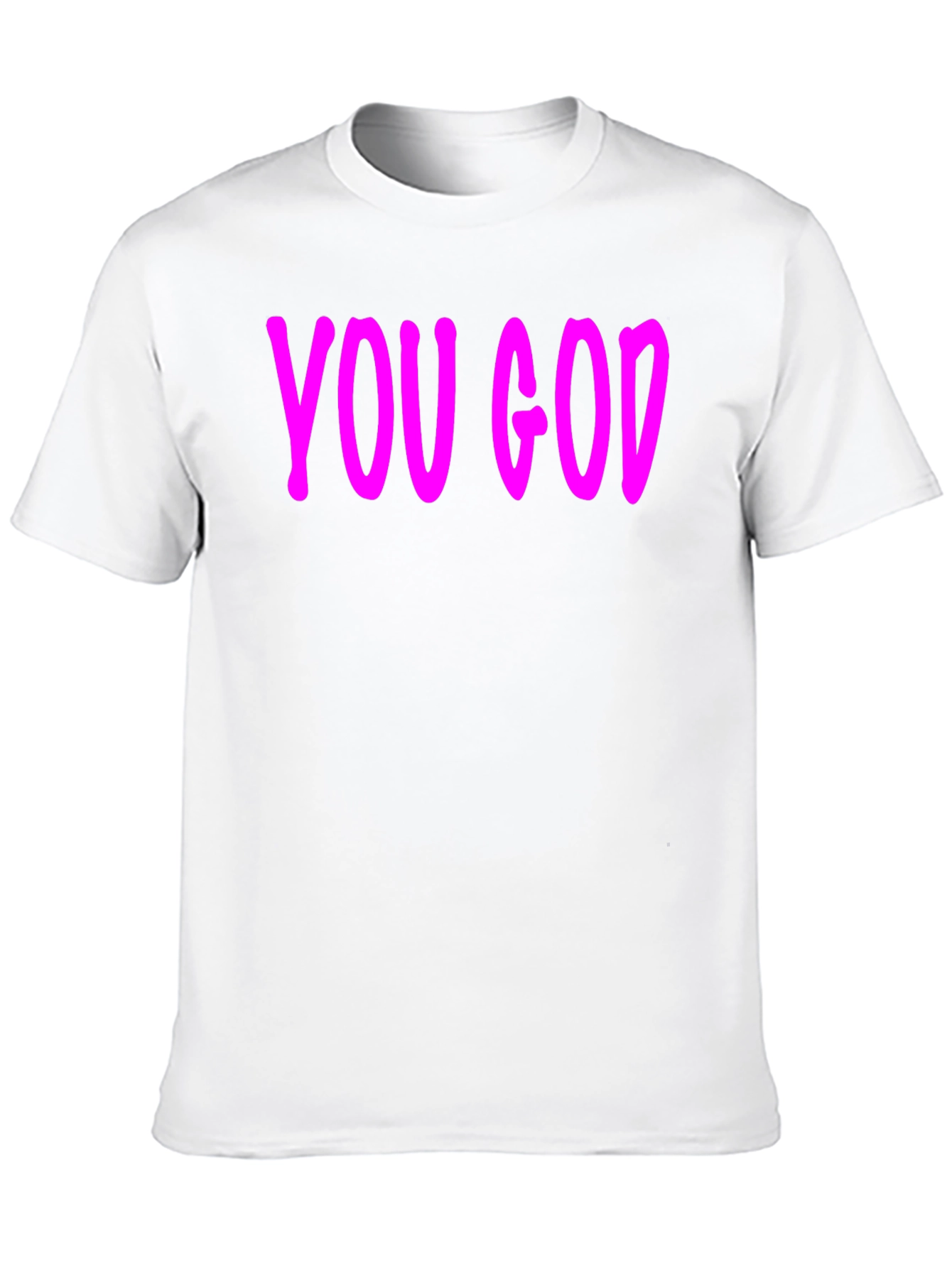 You God Graphic Tee - Stylish Black Cotton T-Shirt