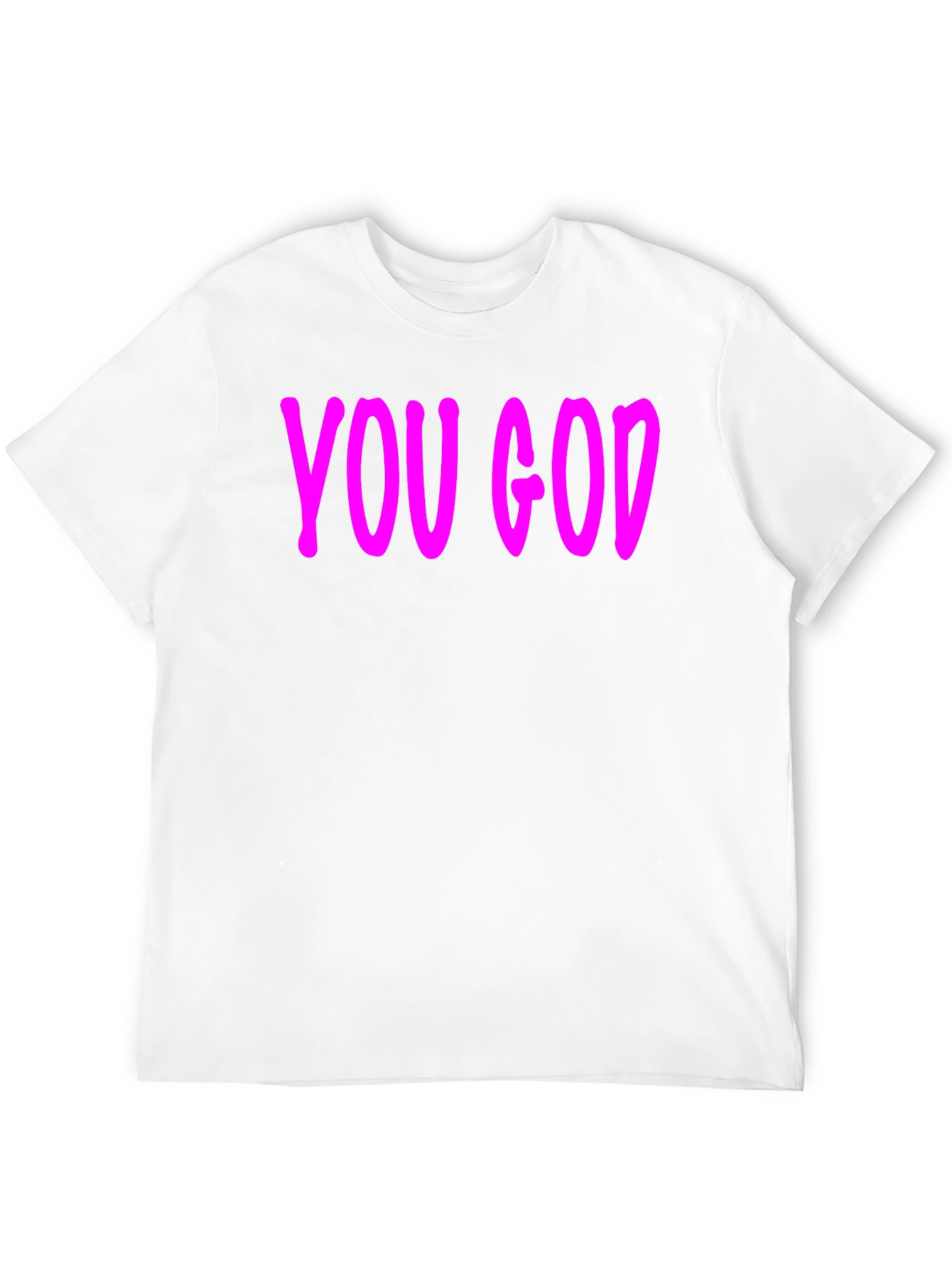 You God Graphic Tee - Stylish Black Cotton T-Shirt