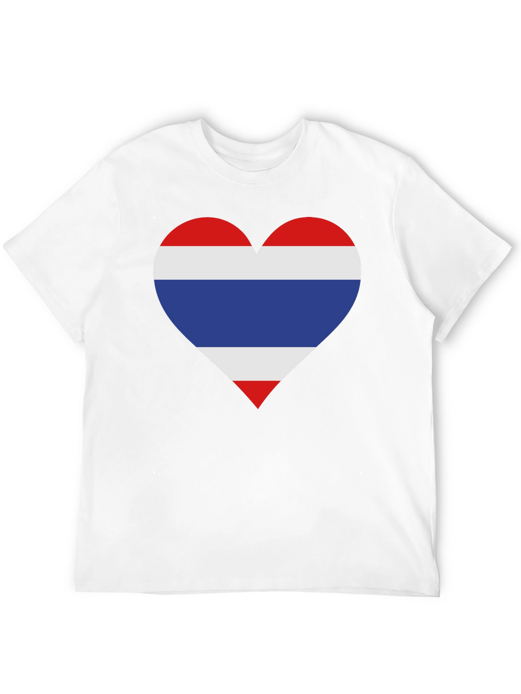 Thailand Flag Heart T-Shirt - Show Your Love!
