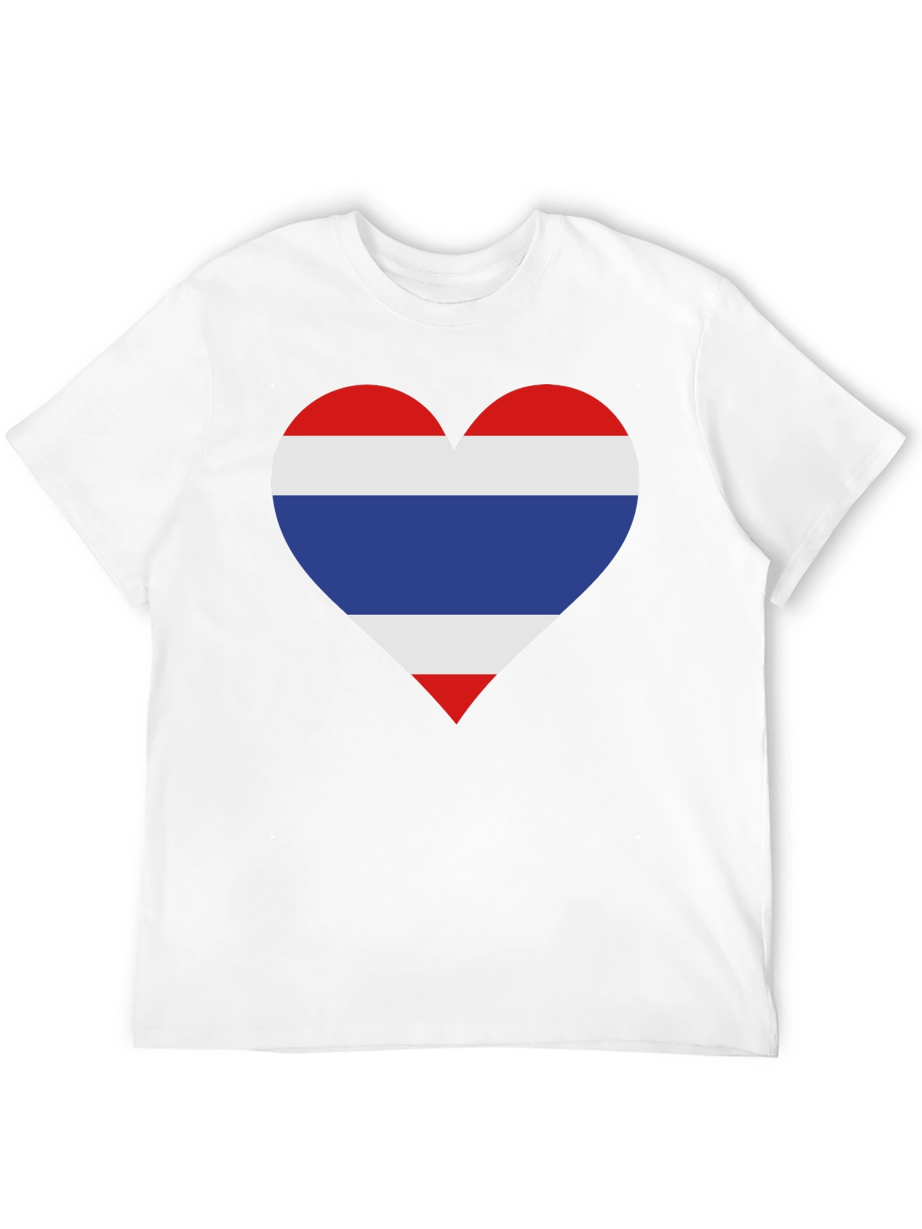 Thailand Flag Heart T-Shirt - Show Your Love!