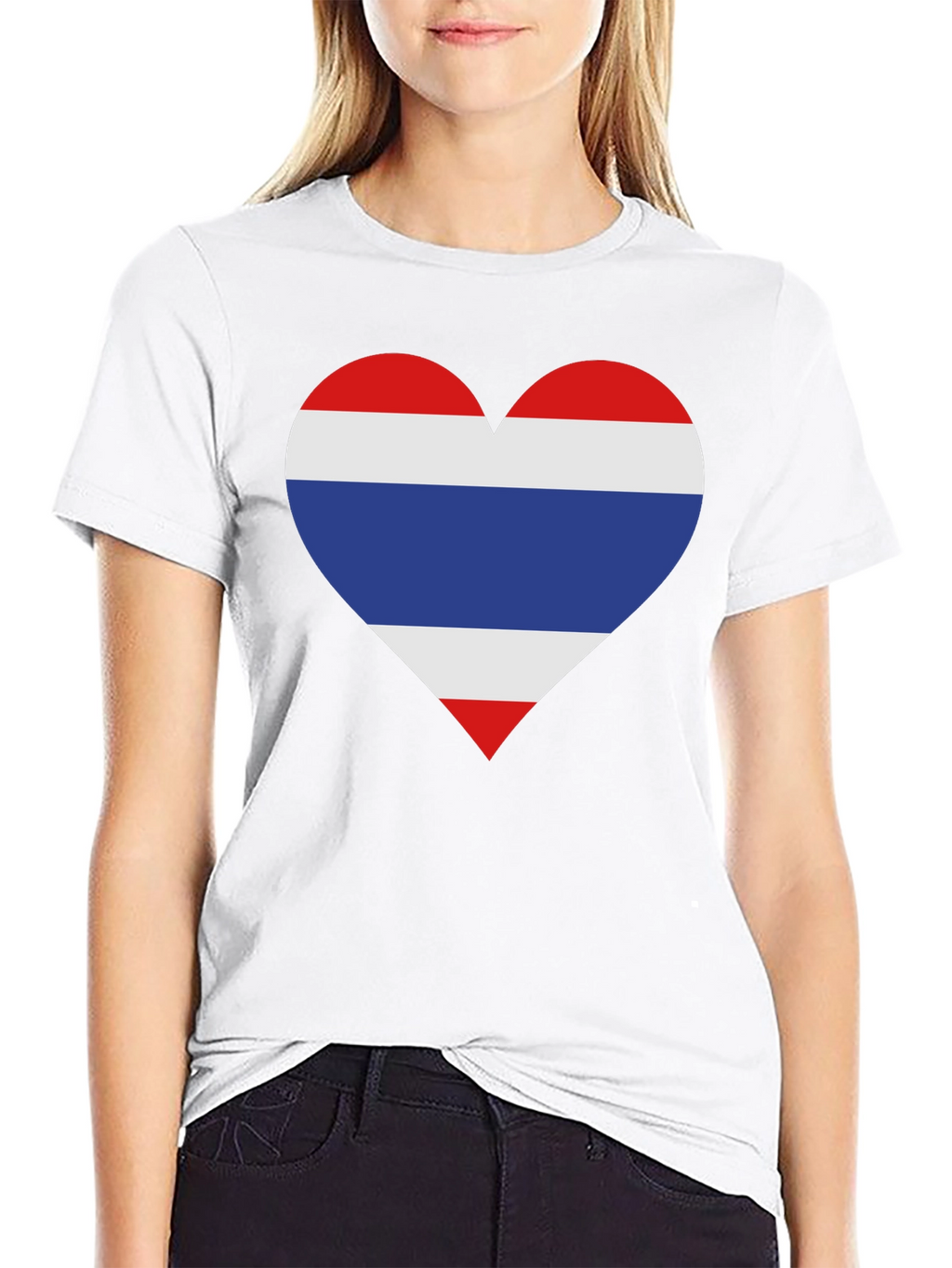 Thailand Flag Heart T-Shirt - Show Your Love!