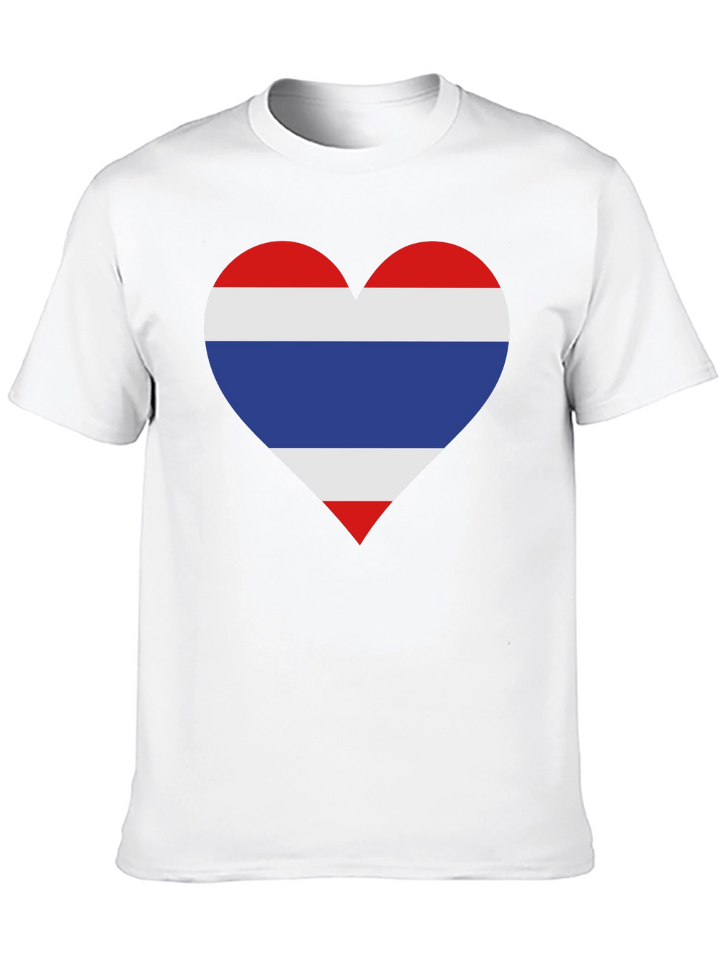 Thailand Flag Heart T-Shirt - Show Your Love!
