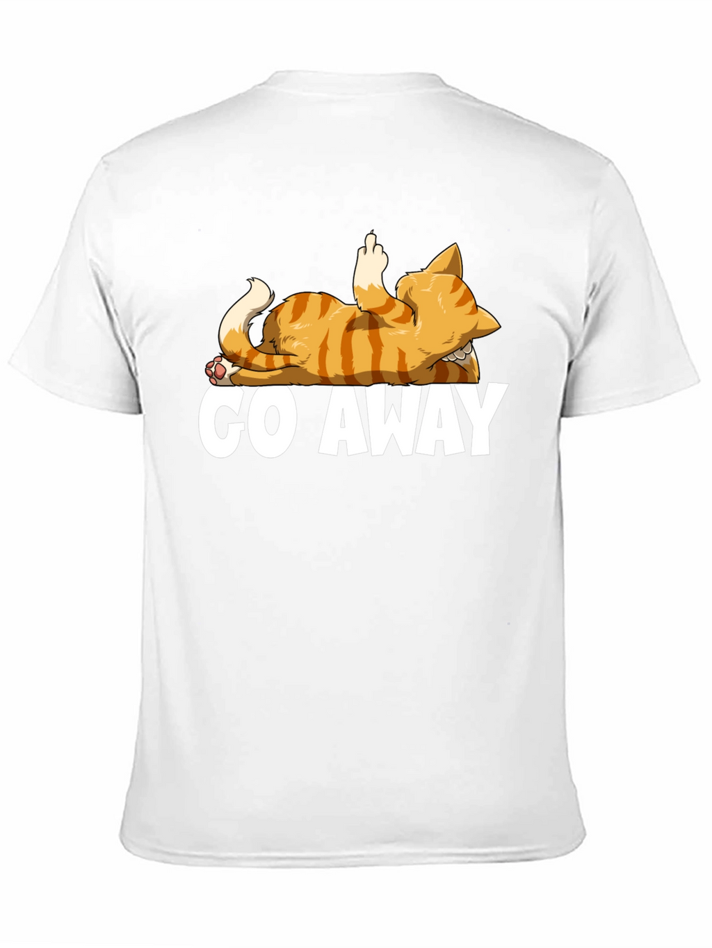 Go Away Cat T-Shirt - Funny Rude Kitten Tee