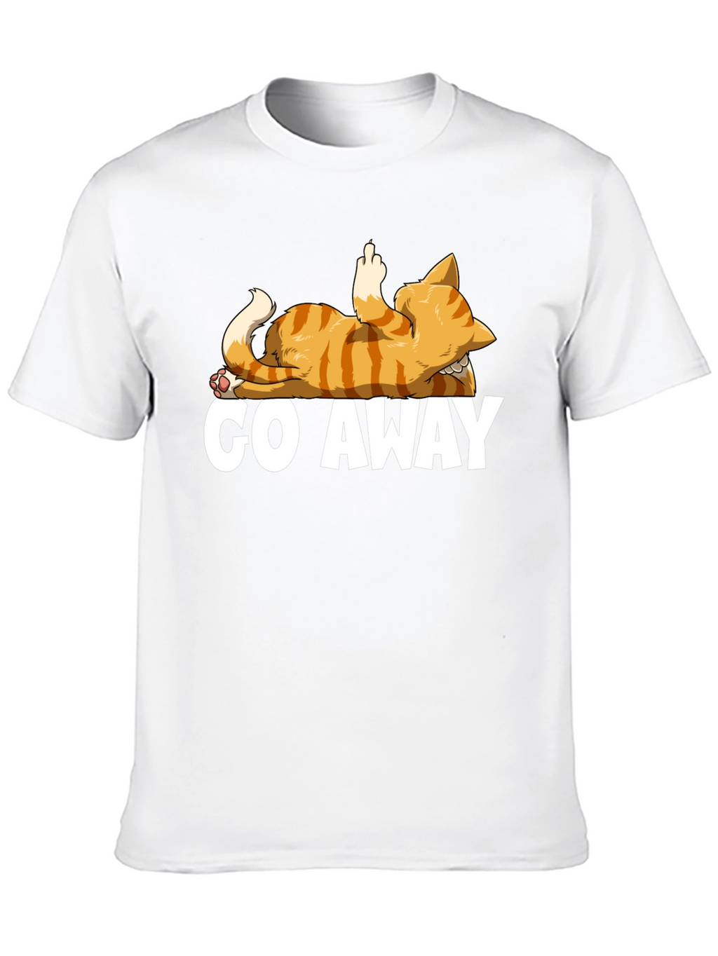 Go Away Cat T-Shirt - Funny Rude Kitten Tee