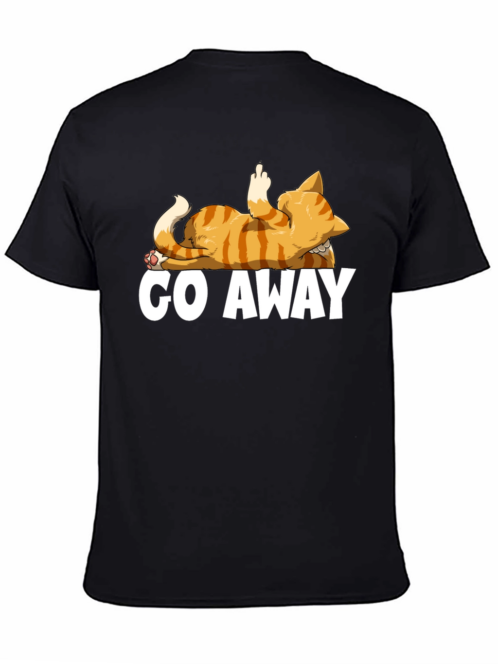 Go Away Cat T-Shirt - Funny Rude Kitten Tee