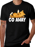 Go Away Cat T-Shirt - Funny Rude Kitten Tee