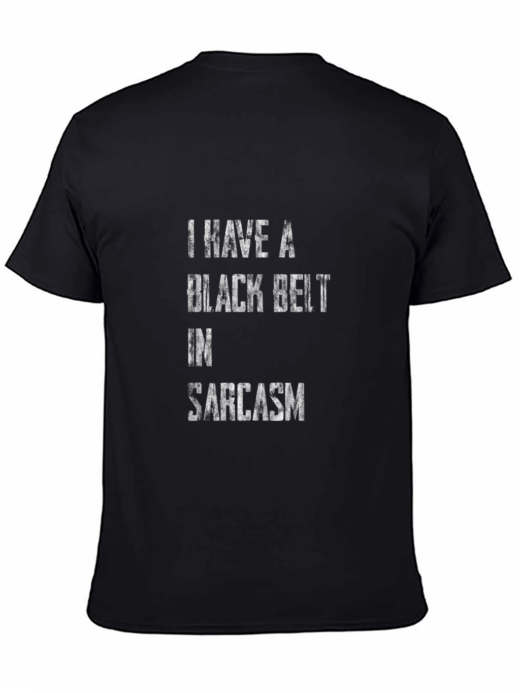 Sarcasm Black Belt Graphic Tee - Funny T-Shirt