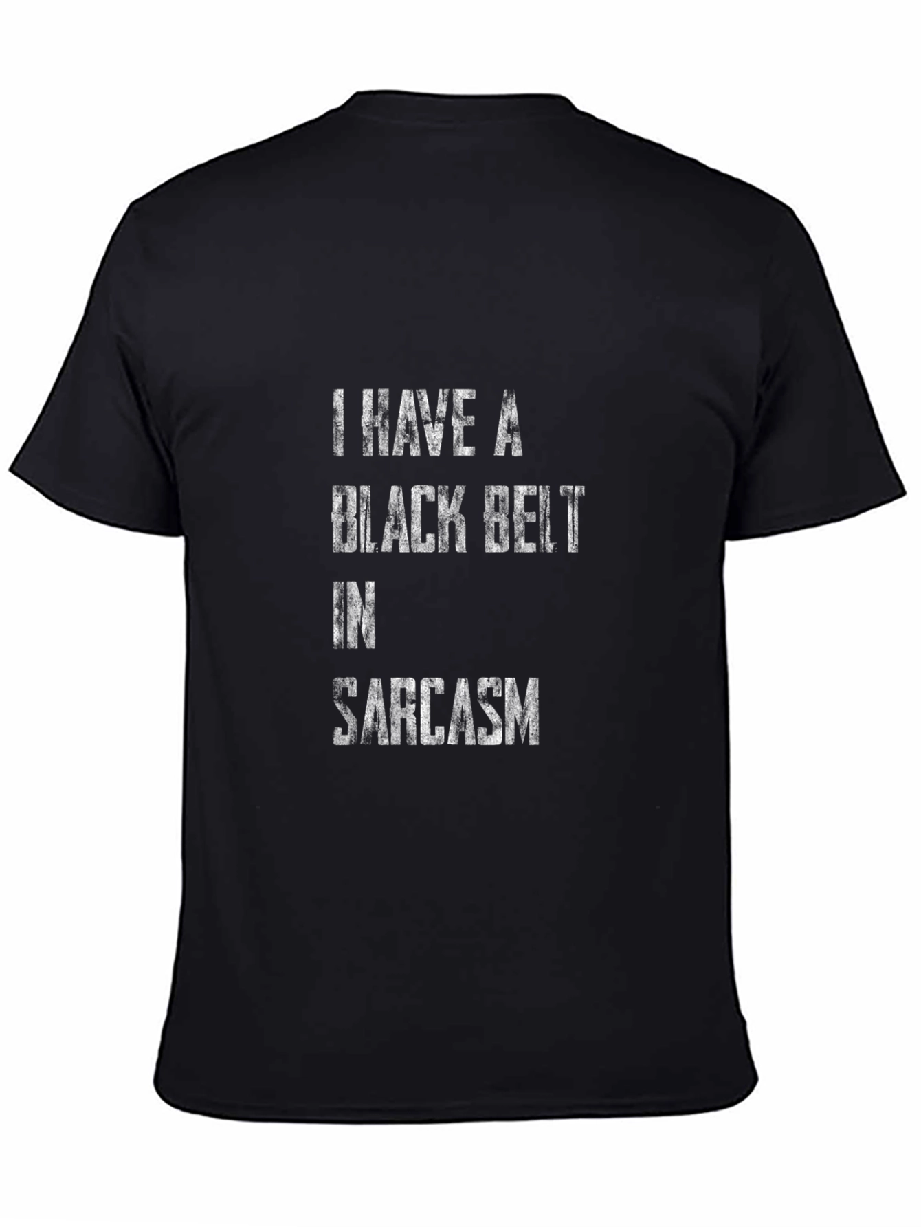 Sarcasm Black Belt Graphic Tee - Funny T-Shirt