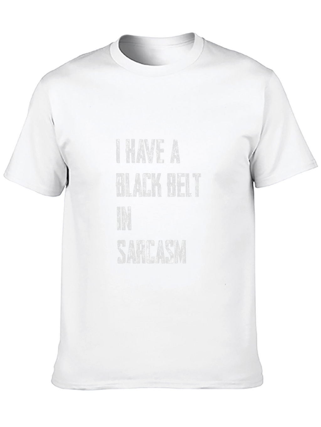 Sarcasm Black Belt Graphic Tee - Funny T-Shirt