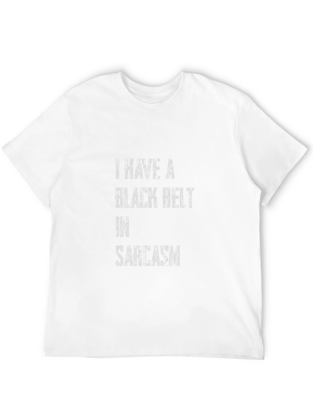 Sarcasm Black Belt Graphic Tee - Funny T-Shirt