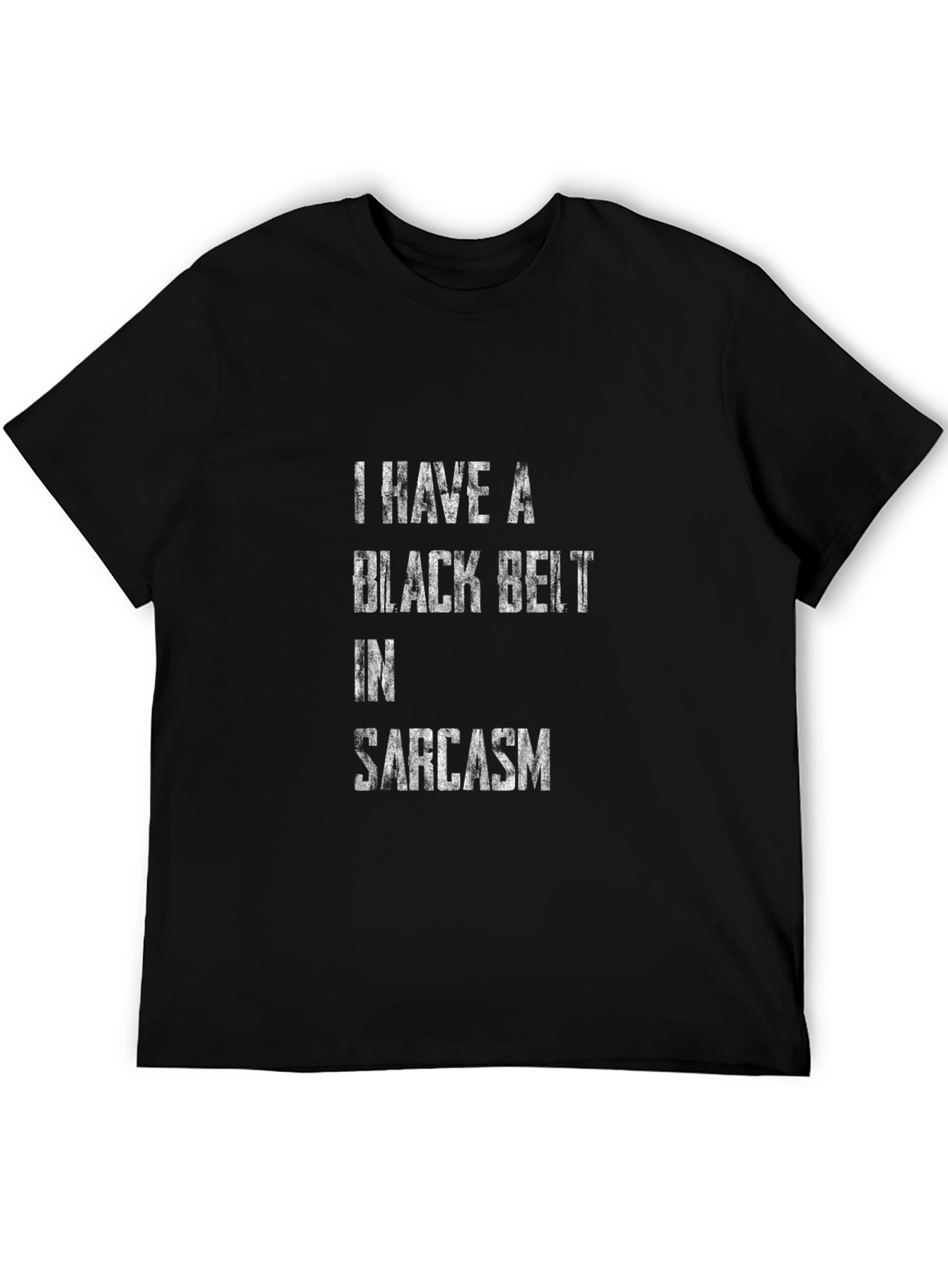 Sarcasm Black Belt Graphic Tee - Funny T-Shirt