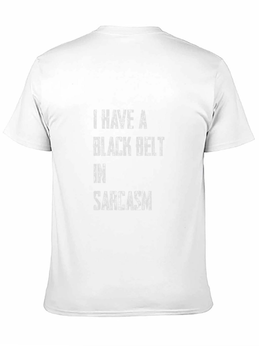 Sarcasm Black Belt Graphic Tee - Funny T-Shirt