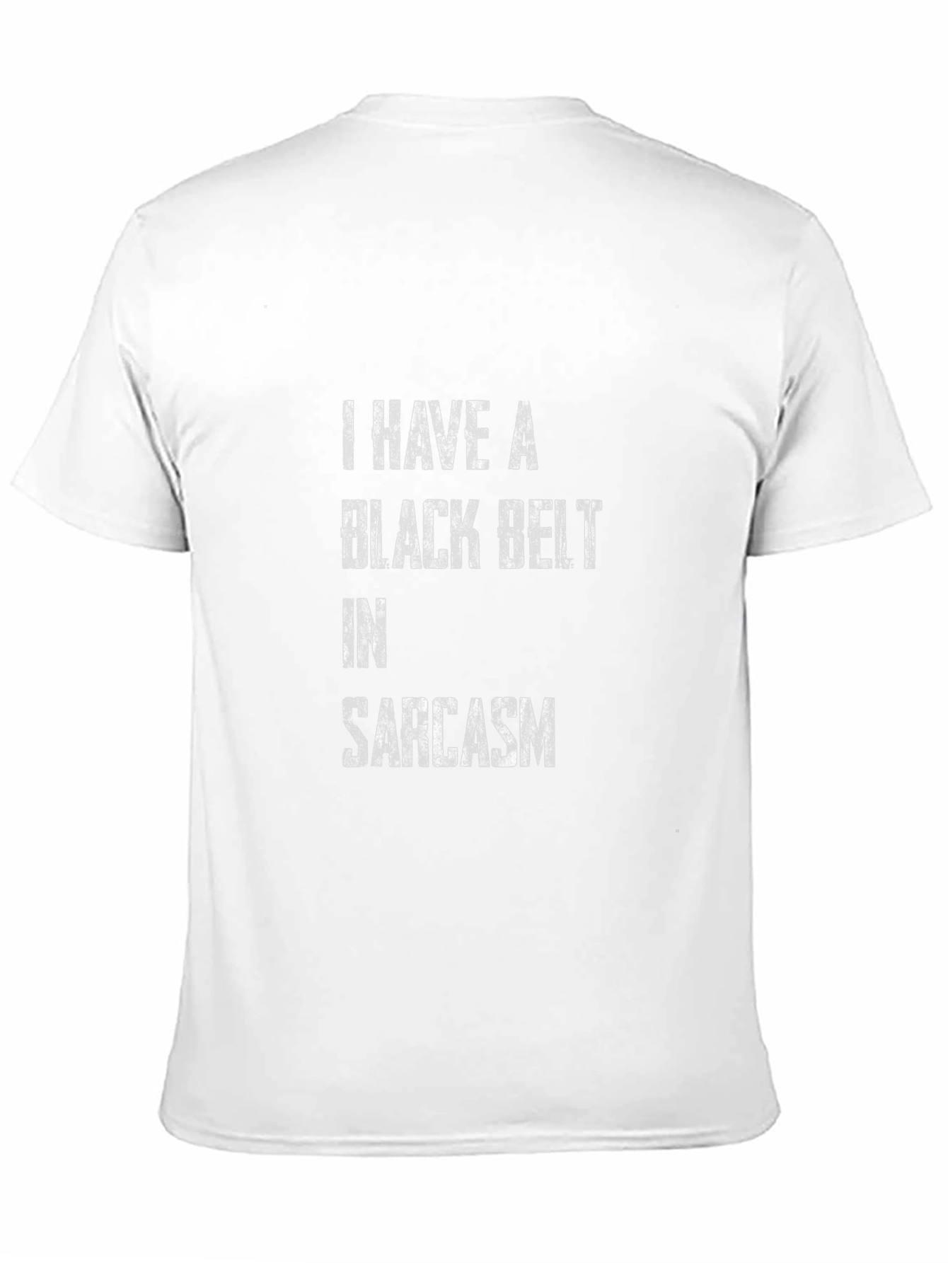Sarcasm Black Belt Graphic Tee - Funny T-Shirt
