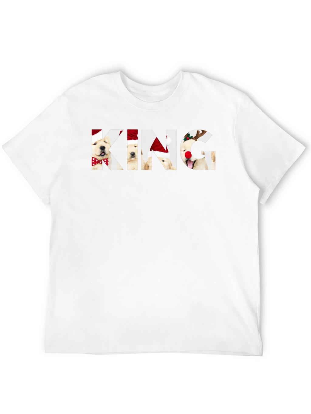 King Dog Christmas T-Shirt