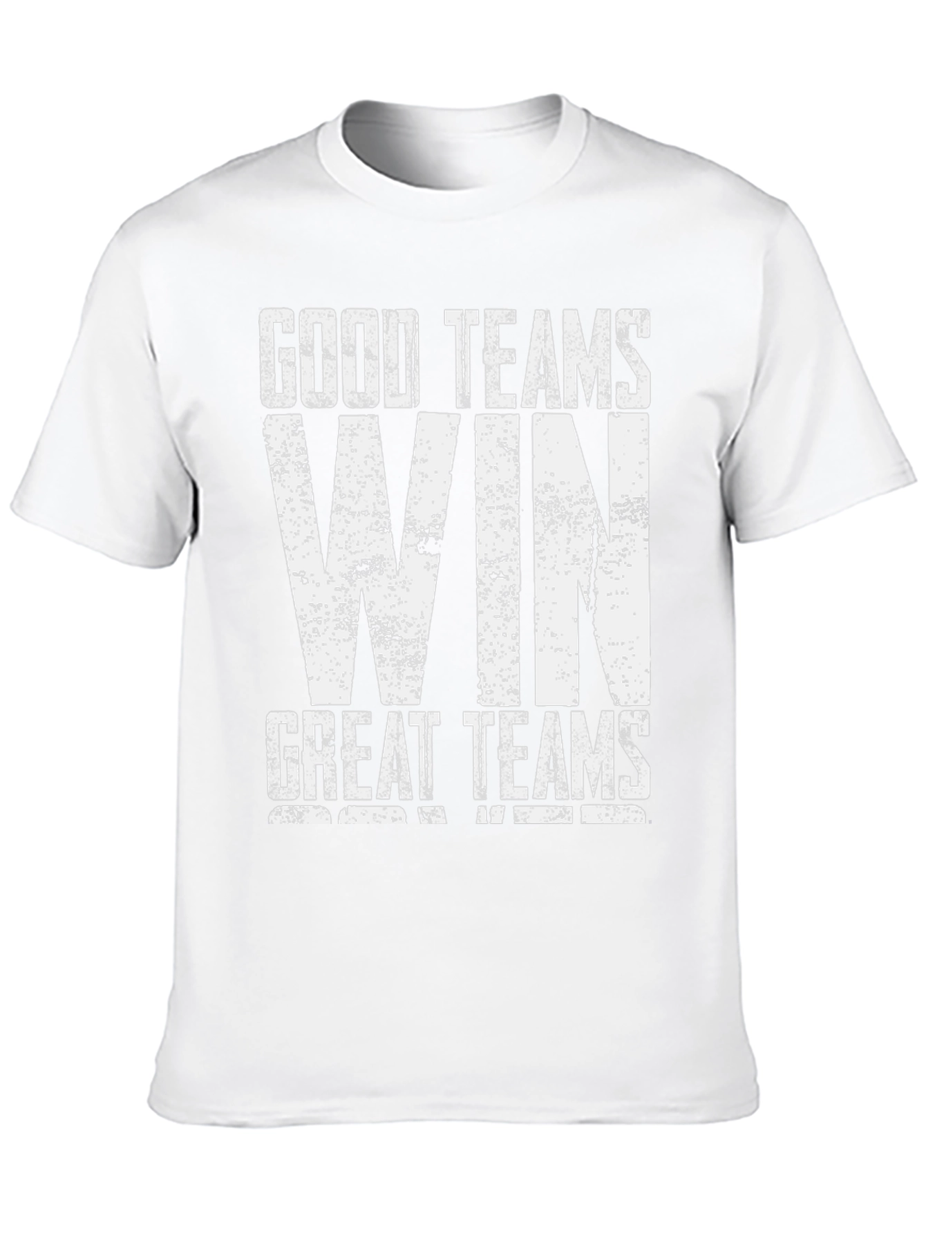 Good Teams Win Great Teams WIN Black T-Shirt