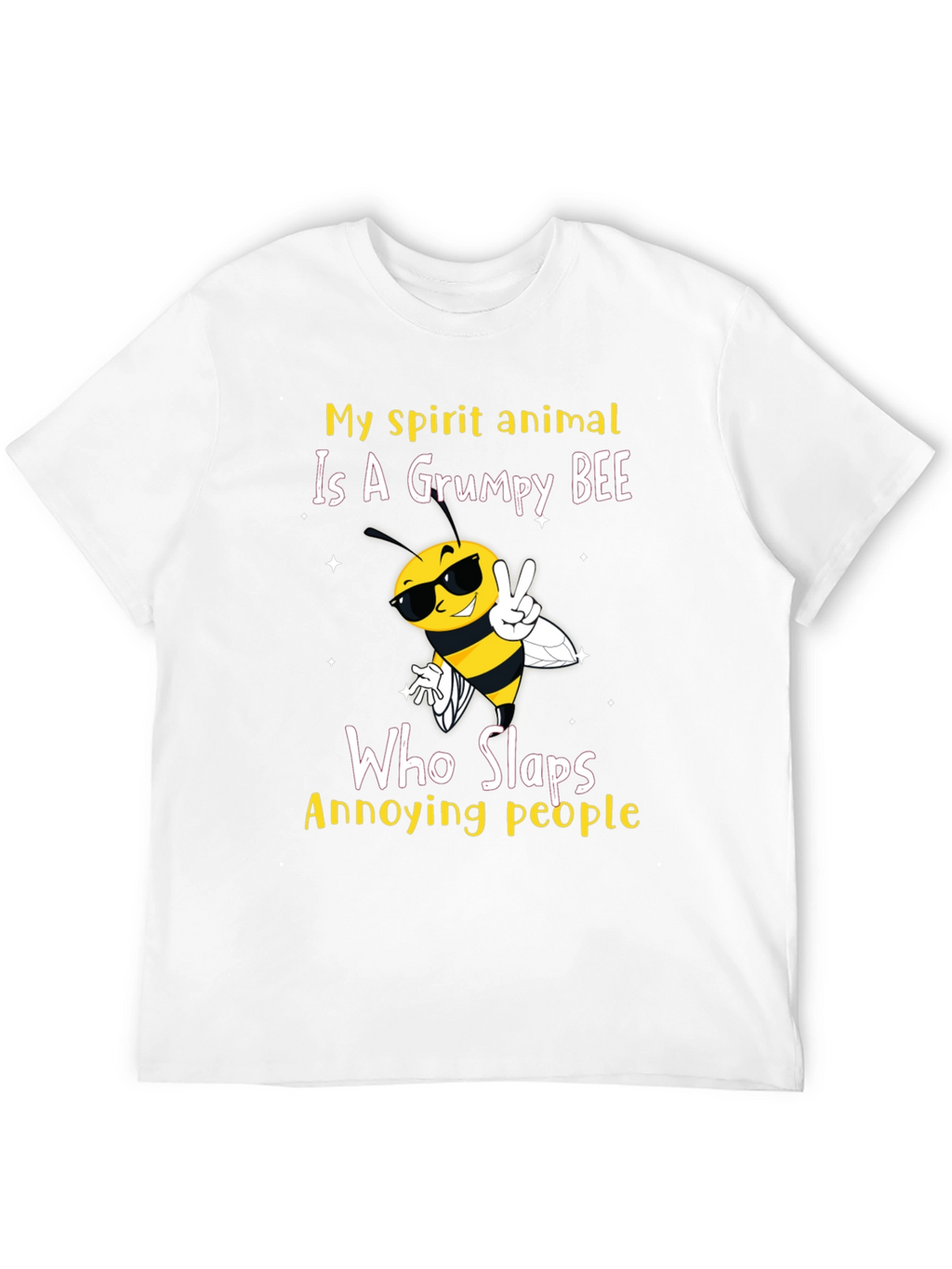 Grumpy Bee Slaps Annoying People T-Shirt
