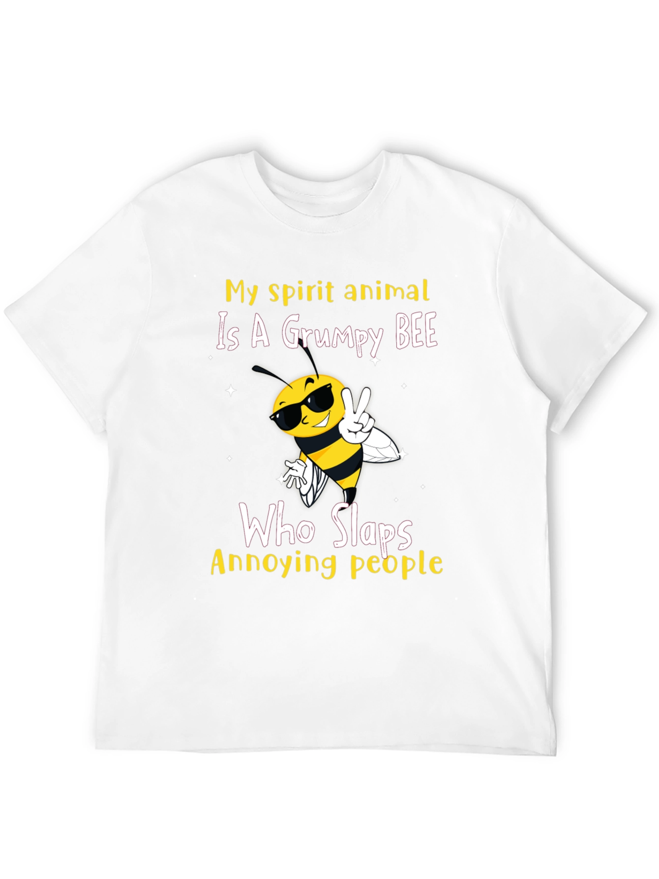 Grumpy Bee Slaps Annoying People T-Shirt