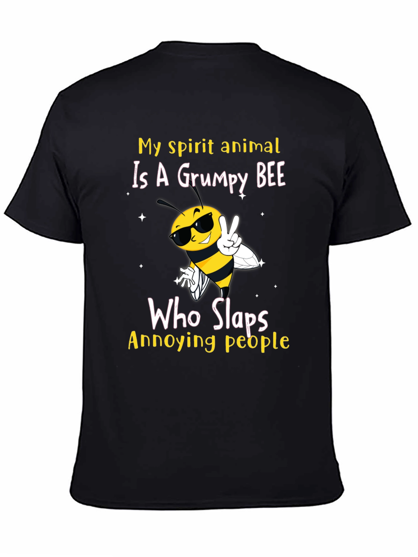 Grumpy Bee Slaps Annoying People T-Shirt