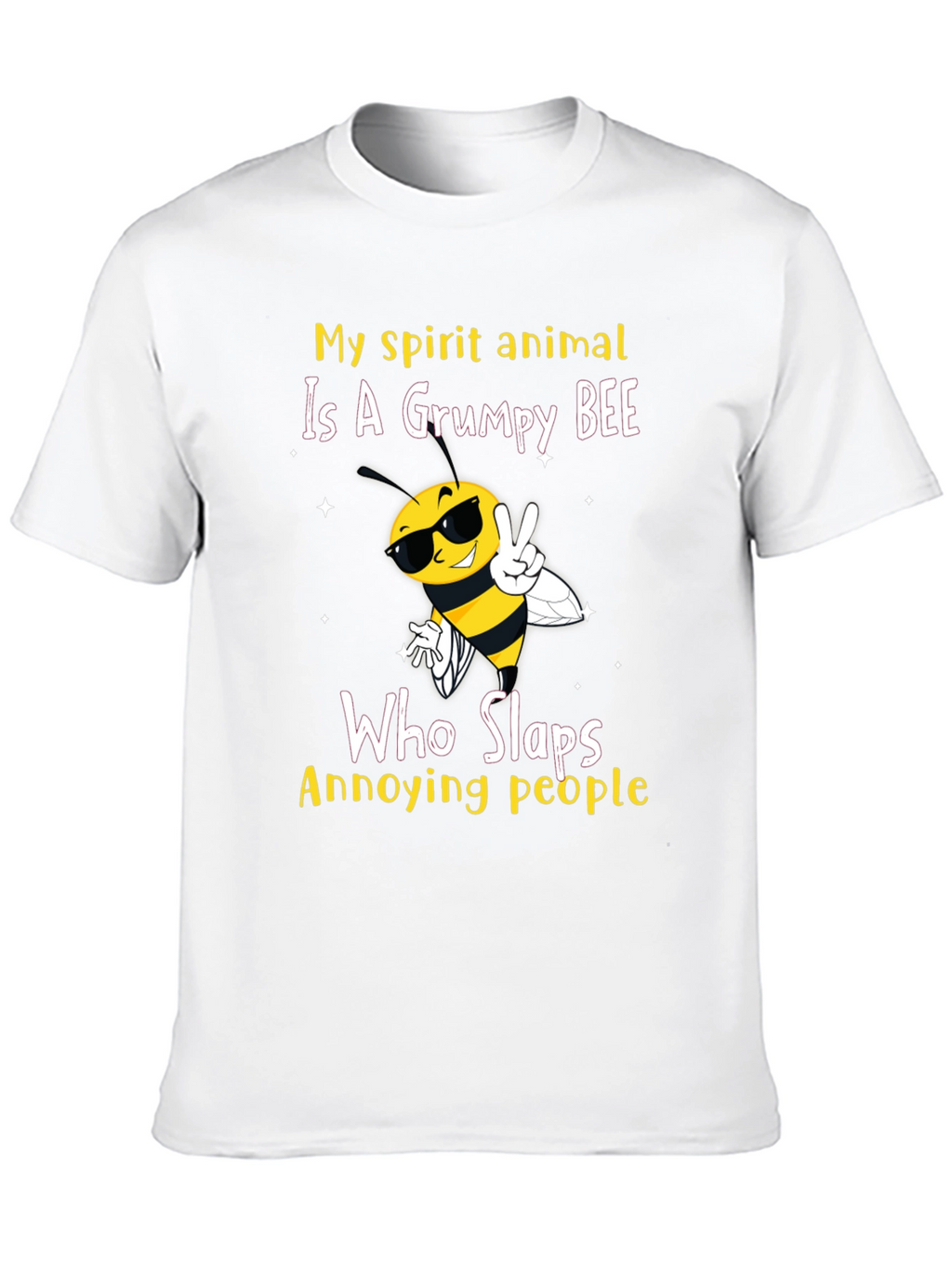 Grumpy Bee Slaps Annoying People T-Shirt