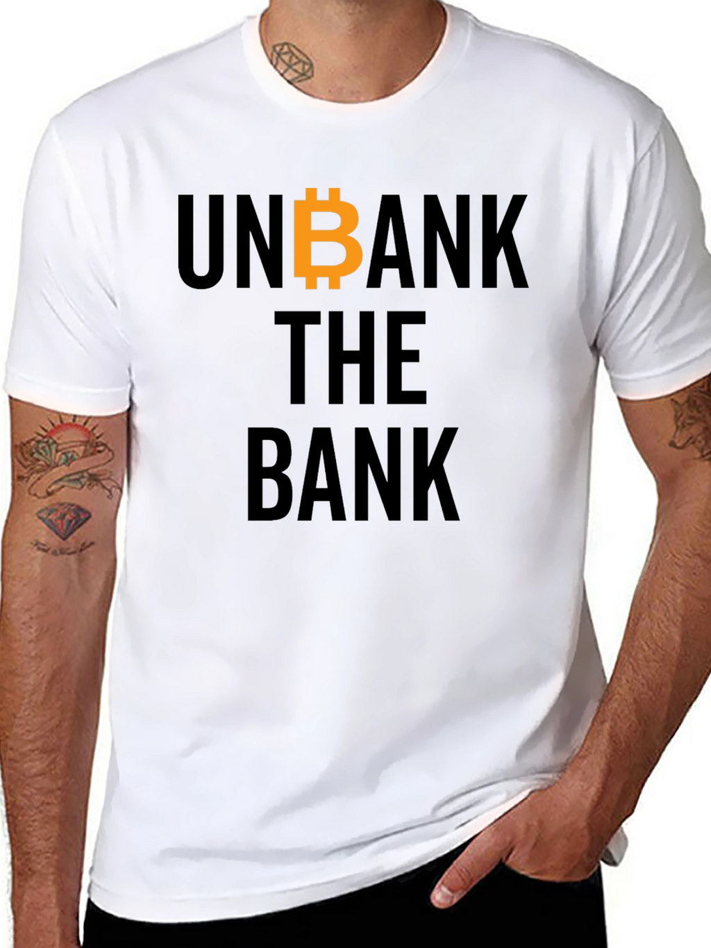 Unbank the Bank Bitcoin T-Shirt