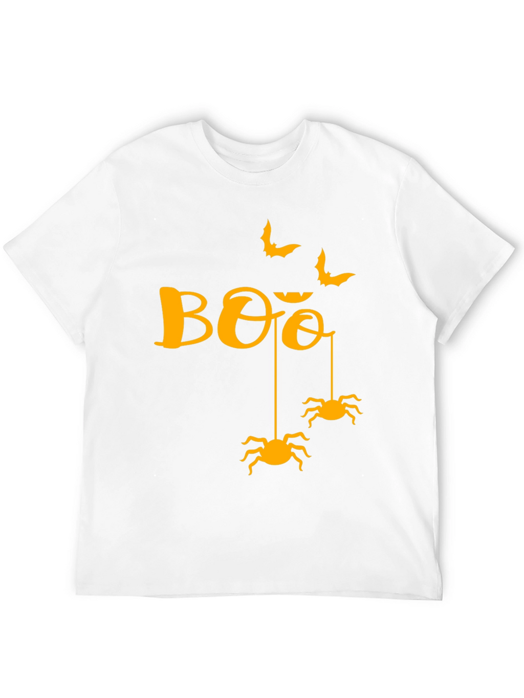 Halloween Boo Spiders & Bats Graphic Tee
