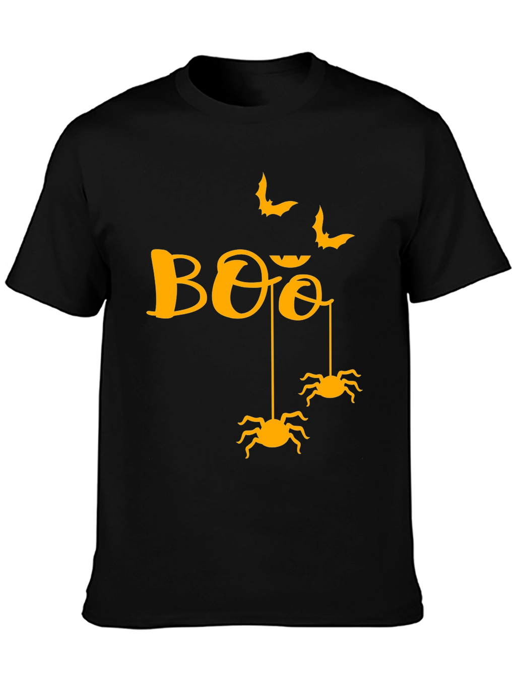 Halloween Boo Spiders & Bats Graphic Tee