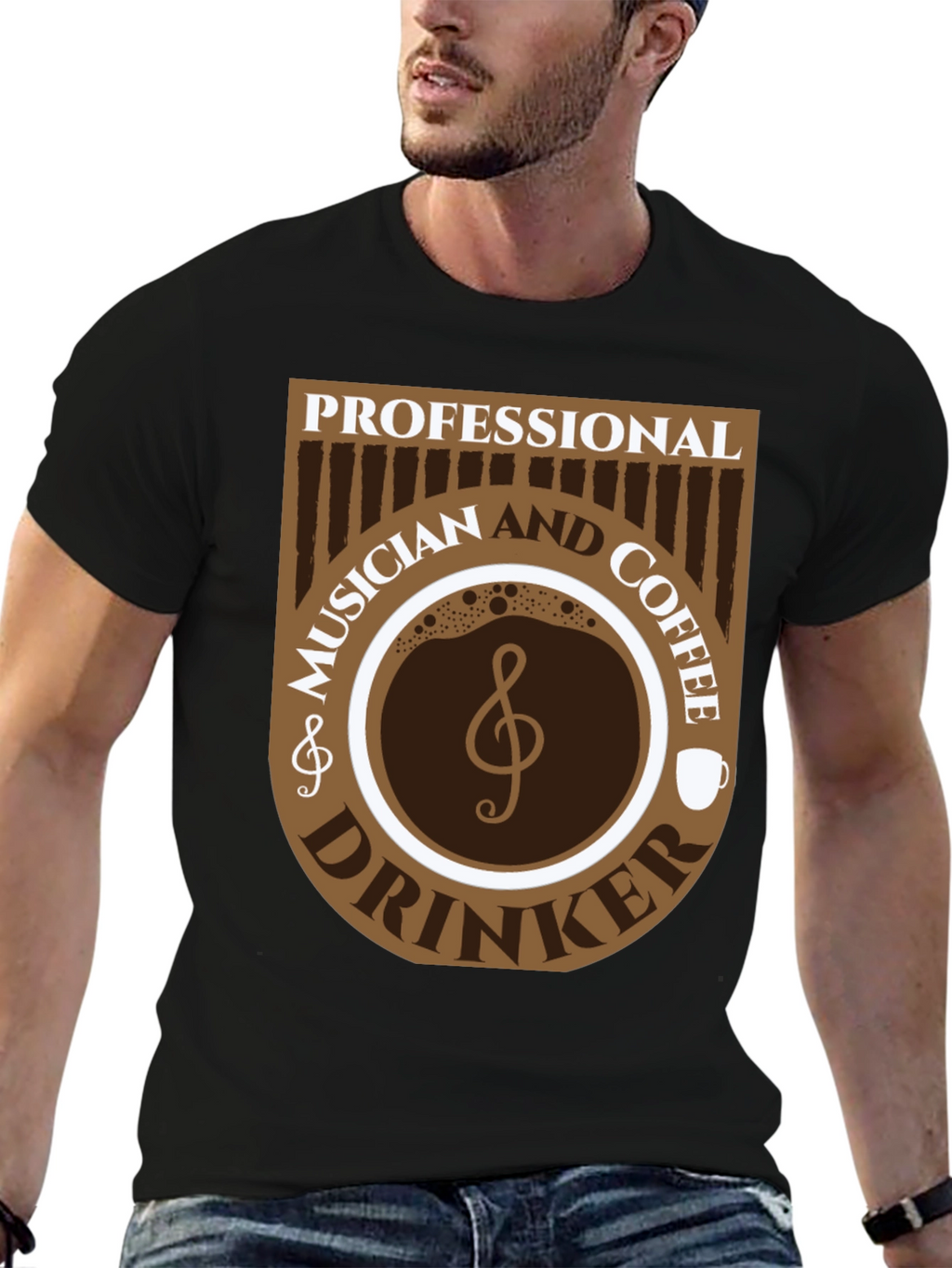 Musician & Coffee Drinker Graphic Tee