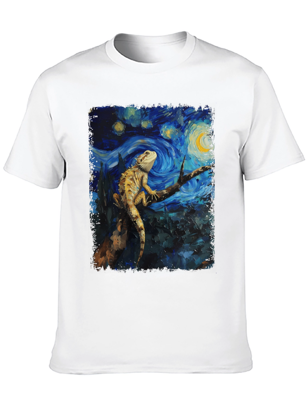 Starry Night Bearded Dragon Graphic Tee