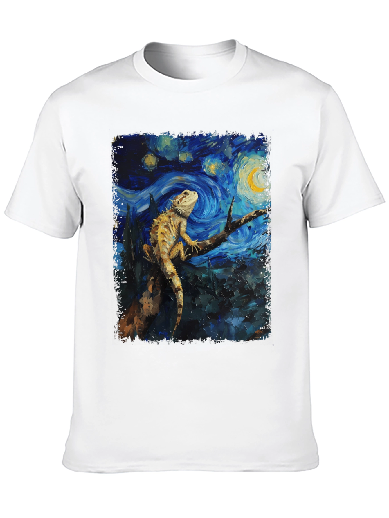 Starry Night Bearded Dragon Graphic Tee