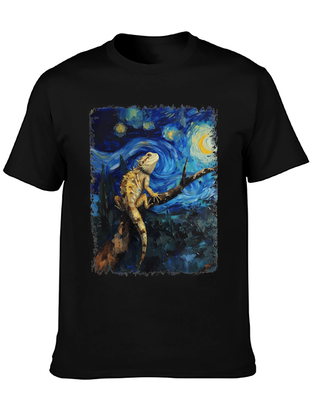 Starry Night Bearded Dragon Graphic Tee