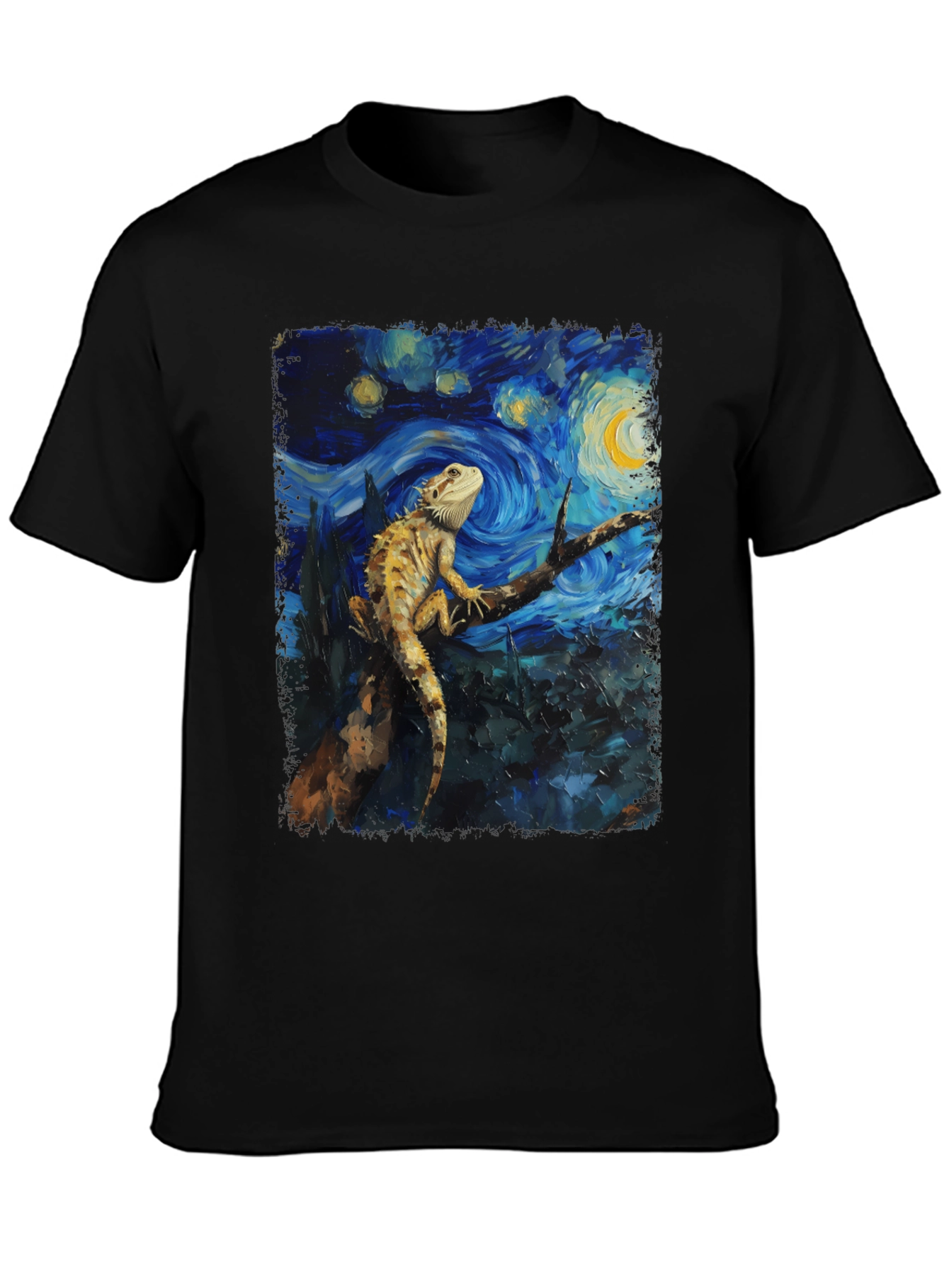 Starry Night Bearded Dragon Graphic Tee