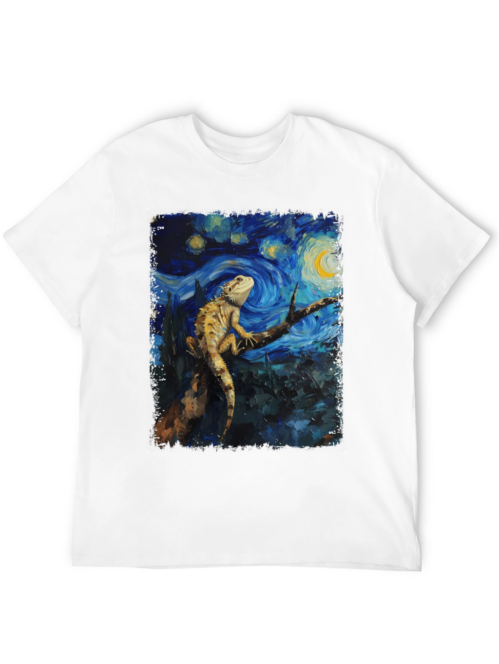 Starry Night Bearded Dragon Graphic Tee
