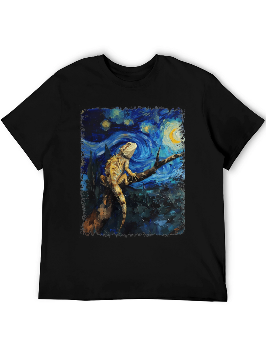 Starry Night Bearded Dragon Graphic Tee
