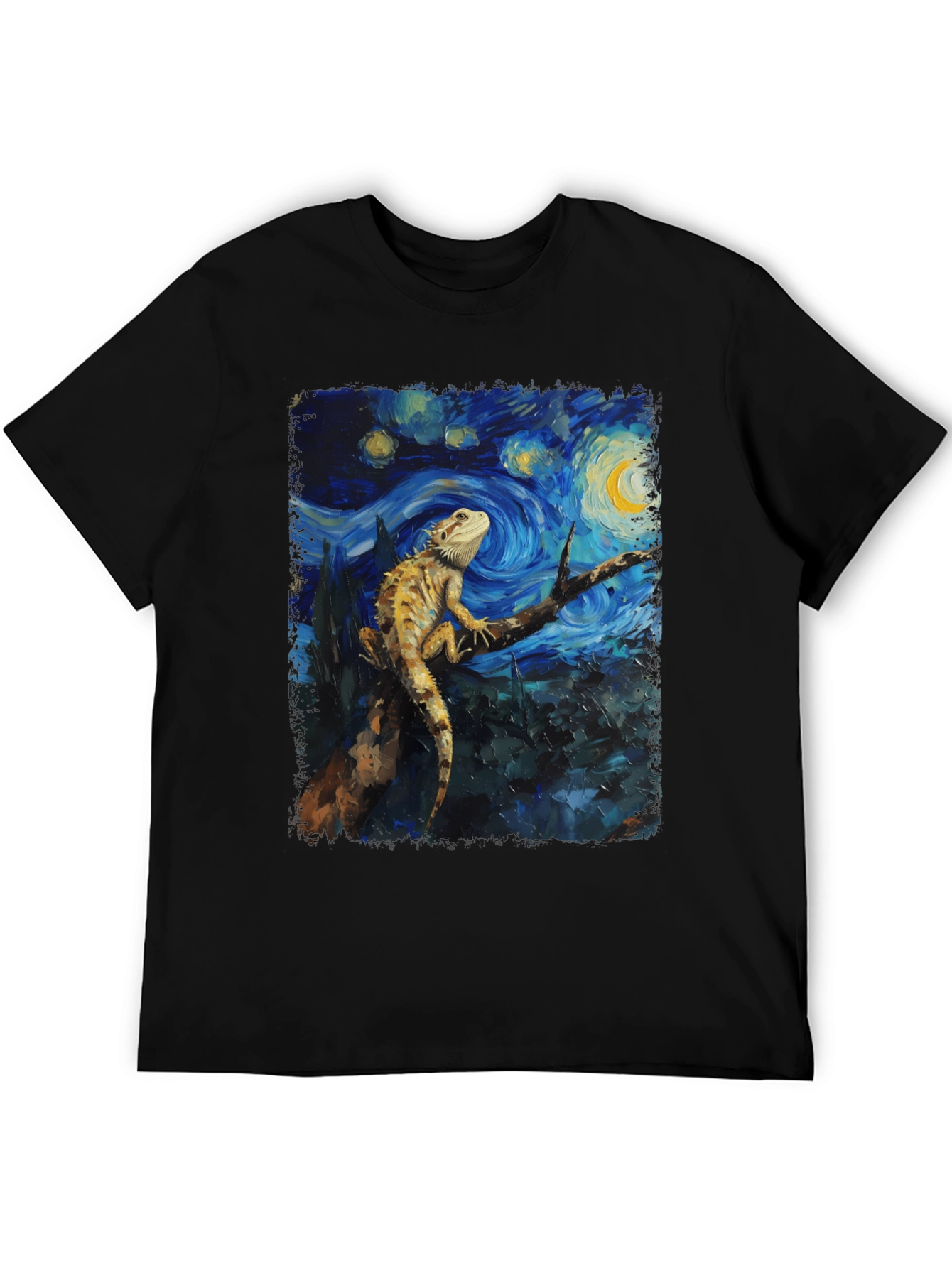 Starry Night Bearded Dragon Graphic Tee