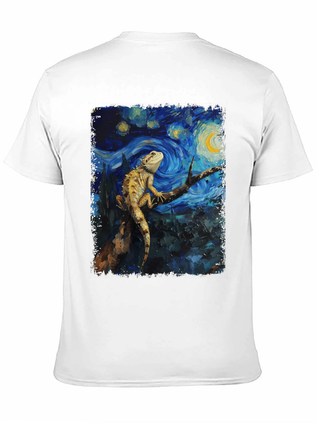 Starry Night Bearded Dragon Graphic Tee