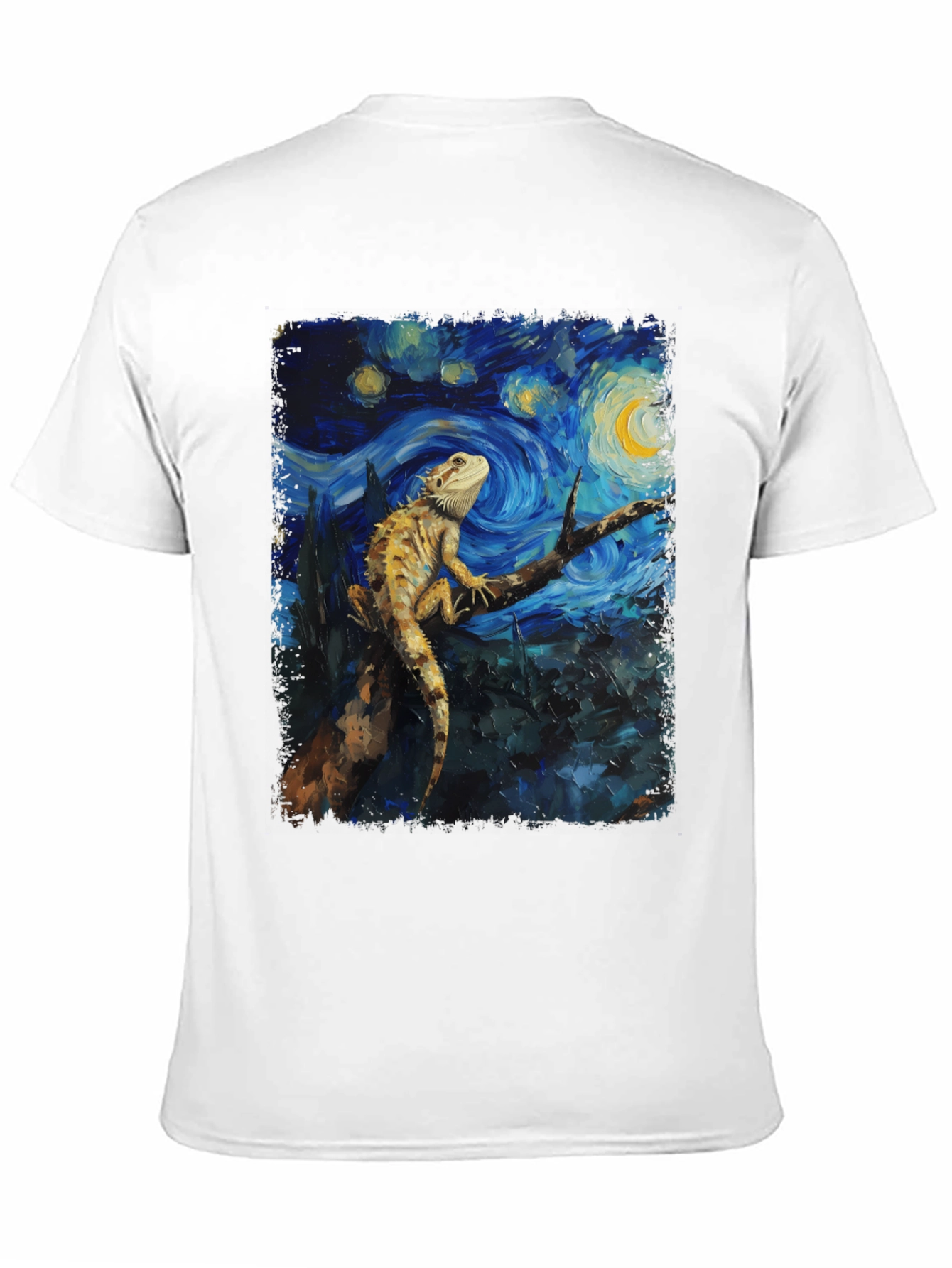 Starry Night Bearded Dragon Graphic Tee