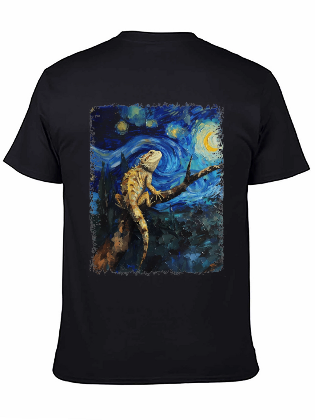 Starry Night Bearded Dragon Graphic Tee
