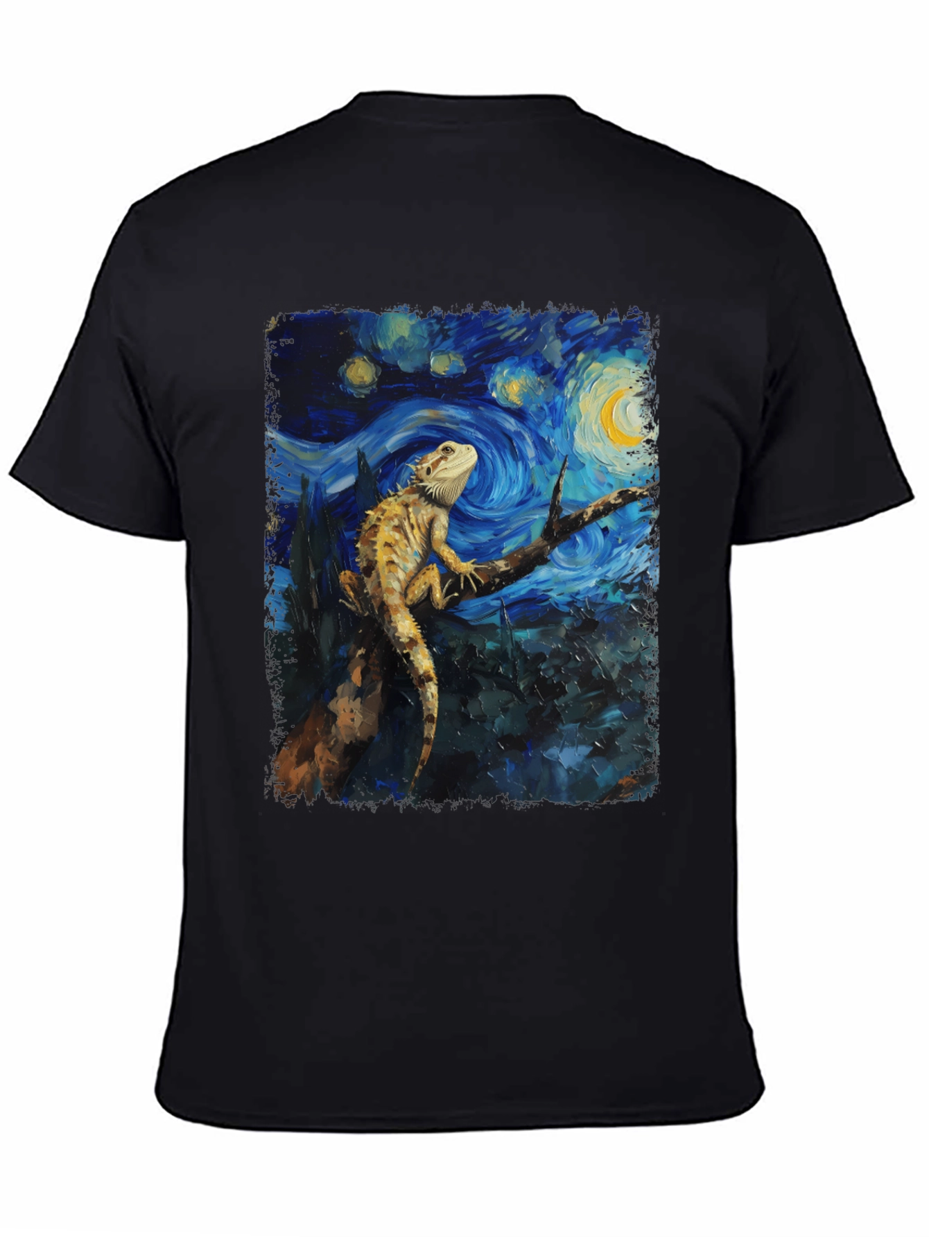 Starry Night Bearded Dragon Graphic Tee