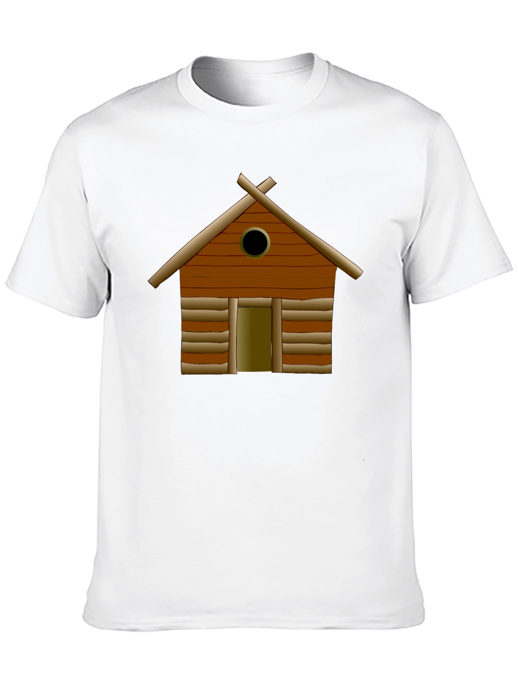 Log Cabin Graphic Tee - Classic Black