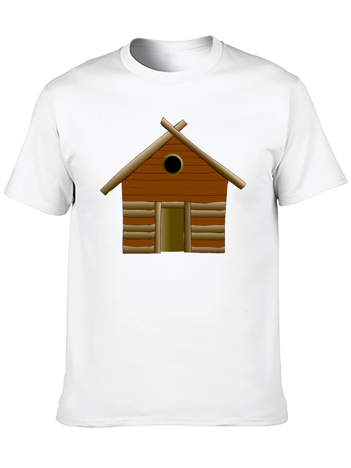 Log Cabin Graphic Tee - Classic Black