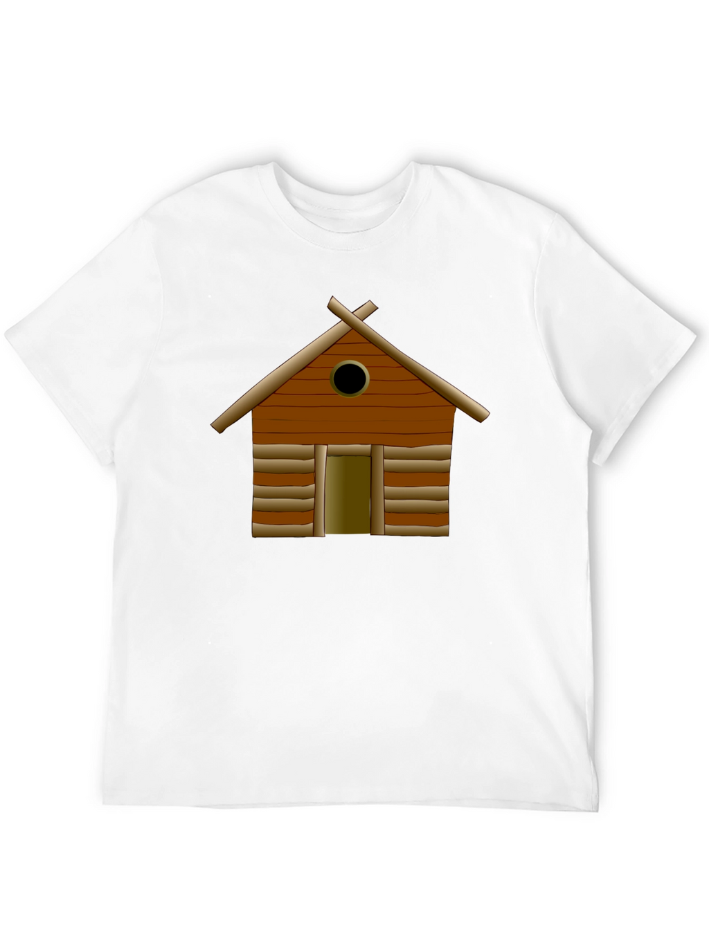 Log Cabin Graphic Tee - Classic Black