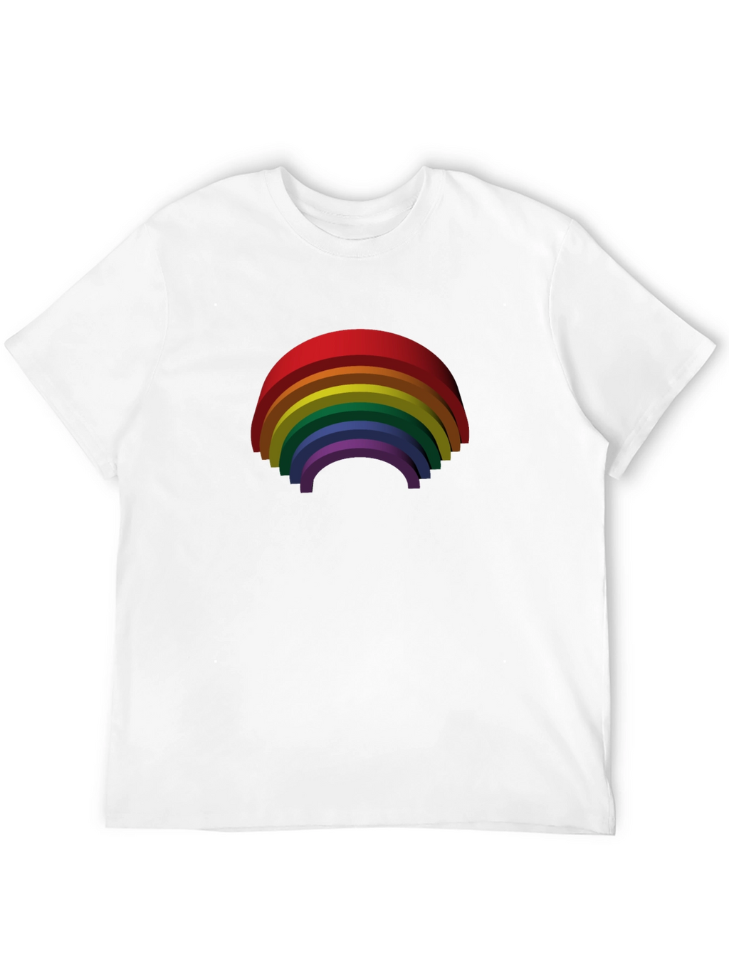 Rainbow Pride Graphic Tee - Black Cotton