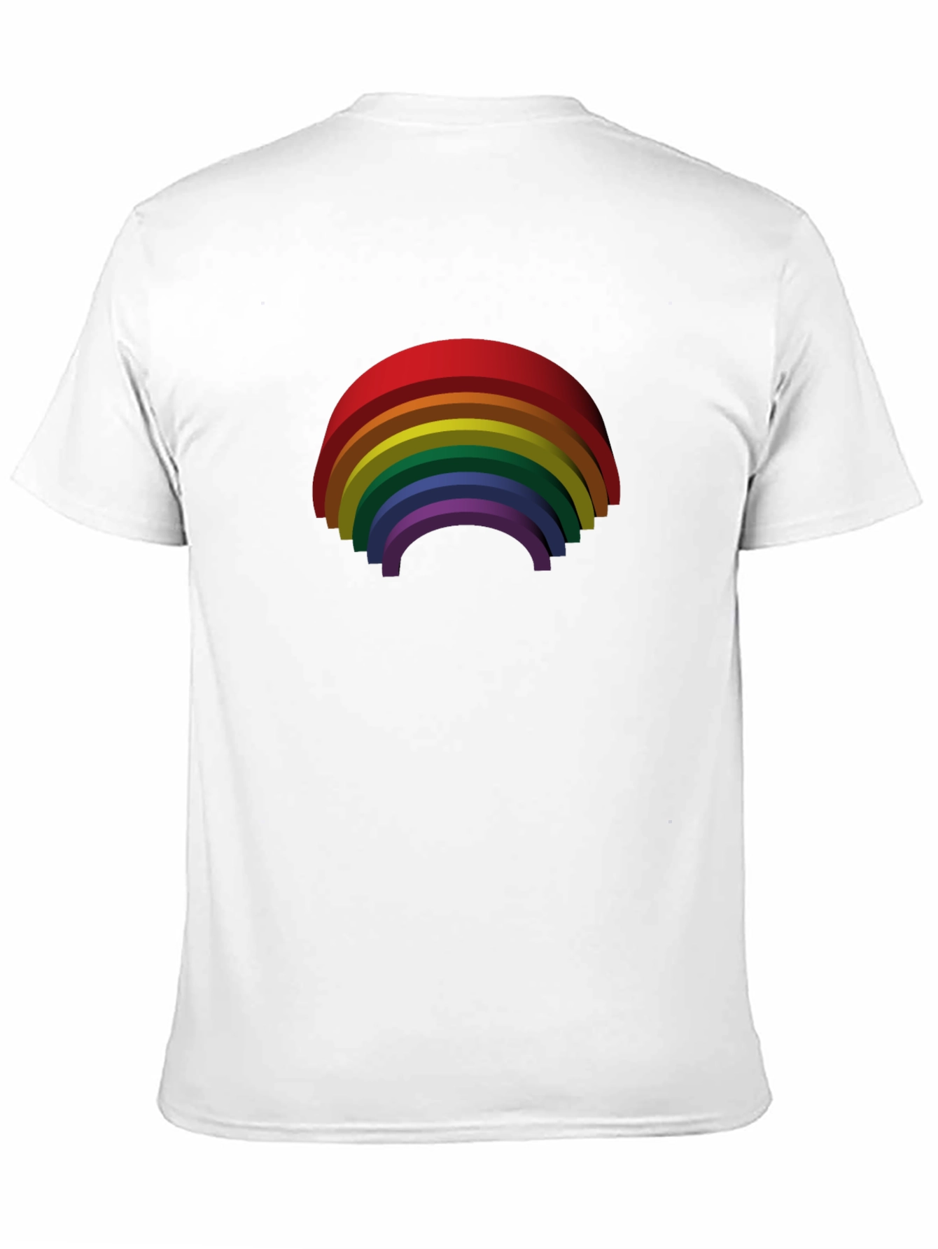 Rainbow Pride Graphic Tee - Black Cotton