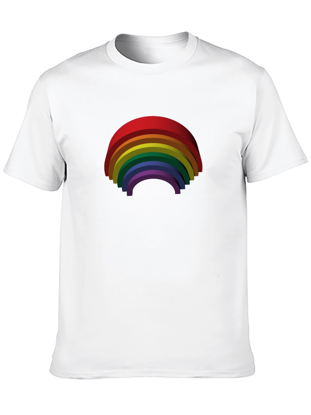 Rainbow Pride Graphic Tee - Black Cotton