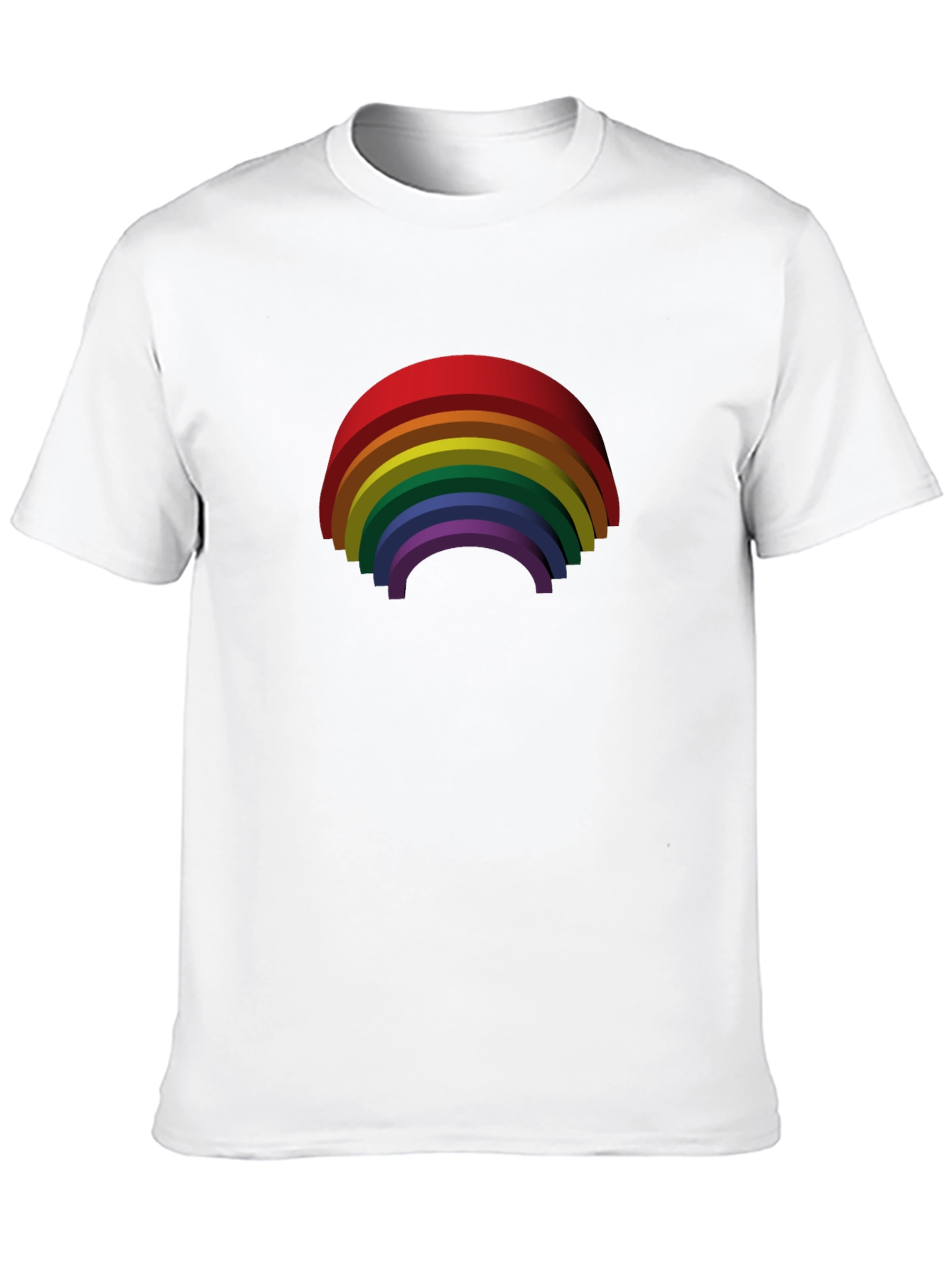 Rainbow Pride Graphic Tee - Black Cotton