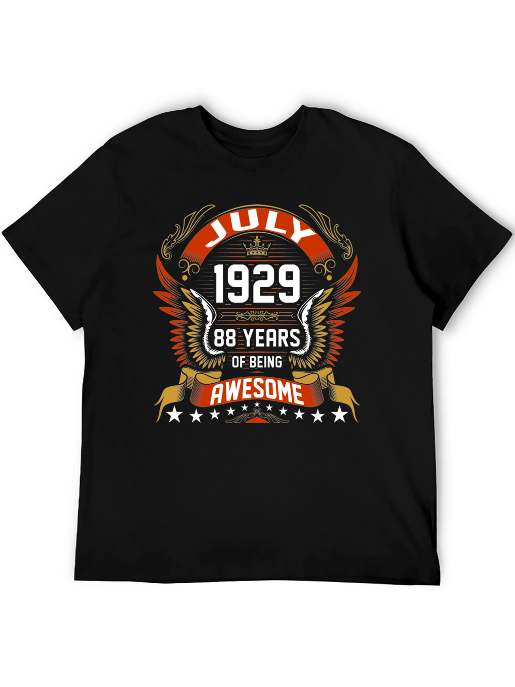 July 1929 Birthday T-Shirt - 88 Years of Awesome!
